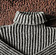 Order Sweater fleece with a collar, grey (No. №3). Rogopuh. Livemaster. . Sweaters Фото №3