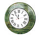 Настенные часы зеленые Малахит 40 см бесшумные. Часы классические. Irina Christmas Decor. Ярмарка Мастеров.  Фото №6