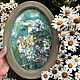 Oil painting 'Daisies', framed, oval, Pictures, Nizhny Novgorod,  Фото №1