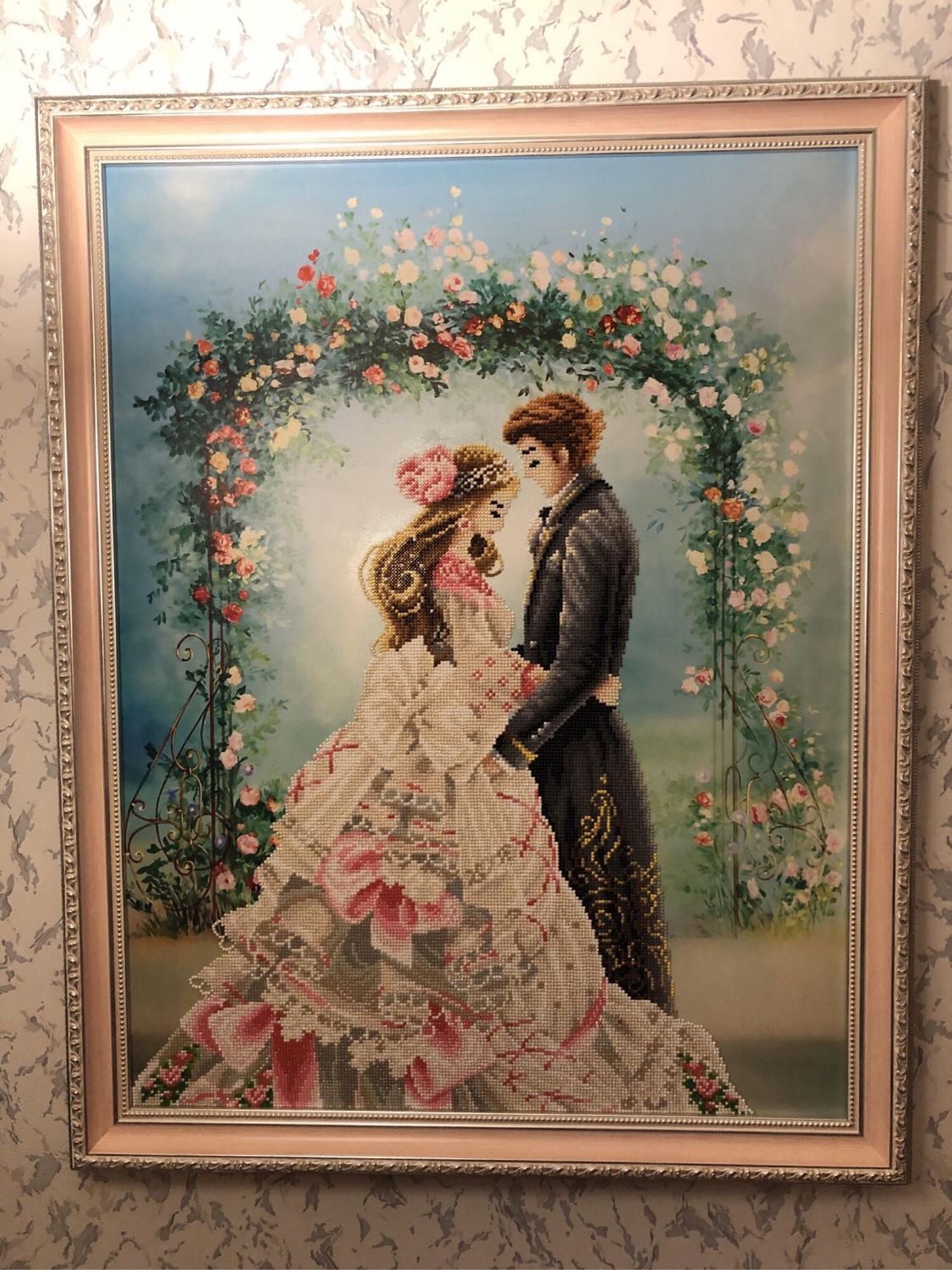 Подарок на свадьбу картина на холсте