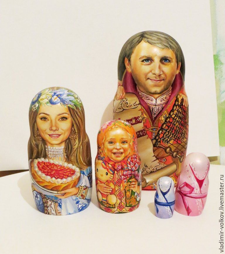 personalized matryoshka dolls