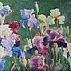 Irises. Oil on canvas. 40h50 cm. Pictures. The artworks of Aleksandr Pirogov. Online shopping on My Livemaster.  Фото №2