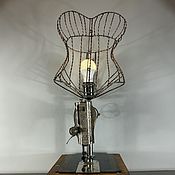 Для дома и интерьера handmade. Livemaster - original item Sewing Machine Lamp with Corset. Handmade.
