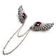 'Wings ' brooch. Brooches. marina-tatarina. Online shopping on My Livemaster.  Фото №2
