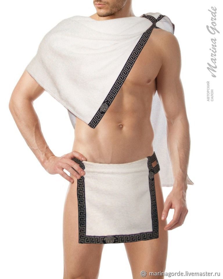 Мужские банные полотенца