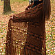 The shawl is crocheted Chocolate. Shawls. Lily Kryuchkova (kruchokk). Online shopping on My Livemaster.  Фото №2