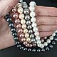 Жемчуг майорка персик 10 мм пол нити. Бусины. Niakrise beads. Интернет-магазин Ярмарка Мастеров.  Фото №2