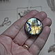 Labrador cabochon 30x6,5. Cabochons. paintsofsummer (paintsofsummer). Online shopping on My Livemaster.  Фото №2