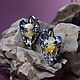 Серьги драконы с опалами. Серьги классические. Aventure.Jewelry. Интернет-магазин Ярмарка Мастеров.  Фото №2