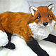 Лисичка. Тедди Зверята. Teddy Realistic Toys. Ярмарка Мастеров.  Фото №6