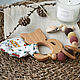 Juniper rodent, a gift for the birth of a girl, Teething toys, St. Petersburg,  Фото №1