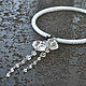 Open necklace made of rock crystal white. Necklace. gershman. Online shopping on My Livemaster.  Фото №2