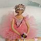 Peach-colored Ballerina Doll. Dolls. Svetlana Bednenko. My Livemaster. Фото №4