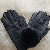 Аксессуары handmade. Livemaster - original item Sheepskin leather gloves for men. Handmade.