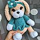Собачка ручной работы. Амигуруми куклы и игрушки. plyushkin_paradise_39. Ярмарка Мастеров.  Фото №4