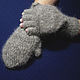 Women's knitted mittens-transformers. Mittens. Warm Yarn. My Livemaster. Фото №4