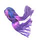 CHRISTMAS PRICE of 1650 rubles.!!! Buy Batik Handmade Stole Women's scarves and silk scarves stole Gift girl Gift woman Ultraviolet light Ultramarine Blue Purple Batik Shibori silk scarf
