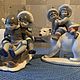 Винтаж: LLADRO 5353 5665 фарфоровая статуэтка Эскимосы. Статуэтки винтажные. Коллекция Frau Burd. Интернет-магазин Ярмарка Мастеров.  Фото №2