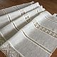 Order Linen curtain ' Lace with loops'. Linen fantasy. Livemaster. . Curtains Фото №3