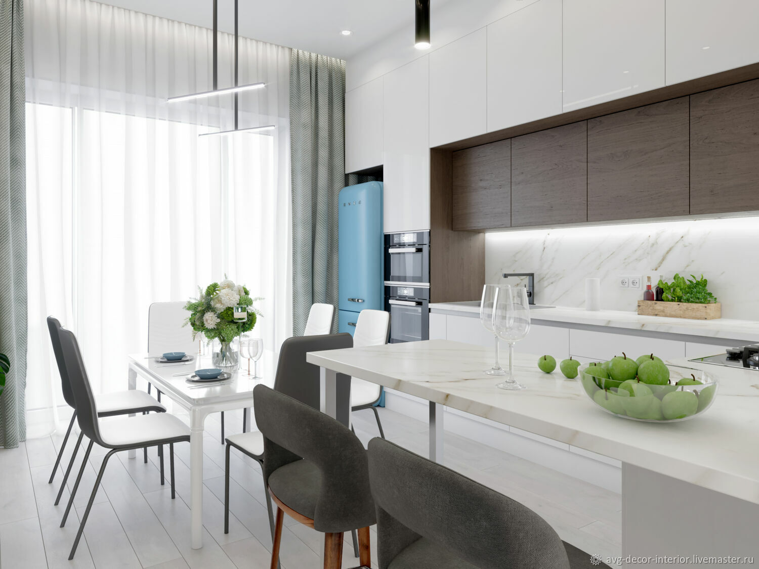 Создание дизайна: кухня-столовая в интернет-магазине на Ярмарке ...