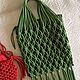 Авоська макраме. Авоська. Macrame in heart. Ярмарка Мастеров.  Фото №5