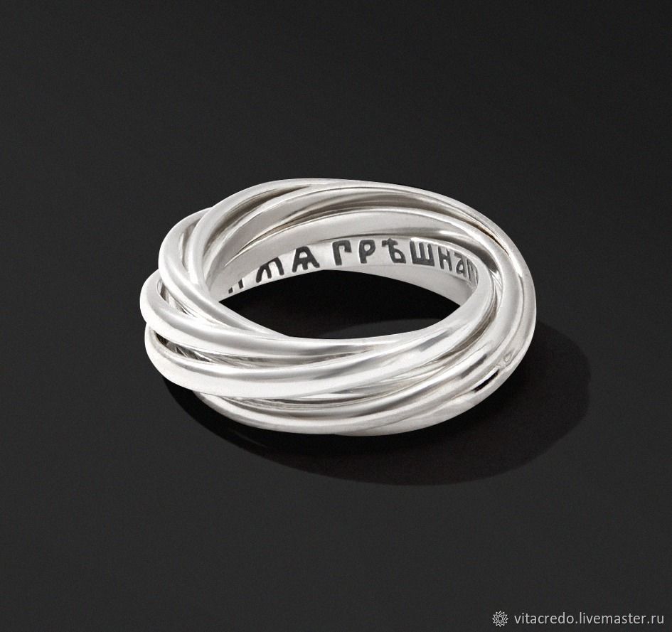 Крутящееся кольцо серебряное, охранное кольцо для женщин и мужчин, Кольца, Нижний Новгород,  Фото №1