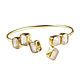 Gold Quartz Bracelet, Stone Bracelet, Rose Quartz Bracelet, Bead bracelet, Moscow,  Фото №1