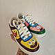 Кроссовки Nike Air Force  c ручной росписью, Кроссовки, Пермь,  Фото №1