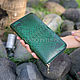 Green Python leather Wallet, Wallets, Moscow,  Фото №1