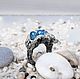 Заказать Песнь моря с лондон и свисс топазами. Fesko Jewellery. Ярмарка Мастеров. . Кольца Фото №3