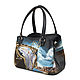 Medium women's bag 'Dali Drawings'. Classic Bag. Pelle Volare. Online shopping on My Livemaster.  Фото №2