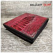 Сумки и аксессуары handmade. Livemaster - original item Genuine leather wallet 