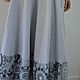 Long summer skirt Sun style made of cotton stretch. Skirts. Charmante Tutenafelt (crealanafr). My Livemaster. Фото №5