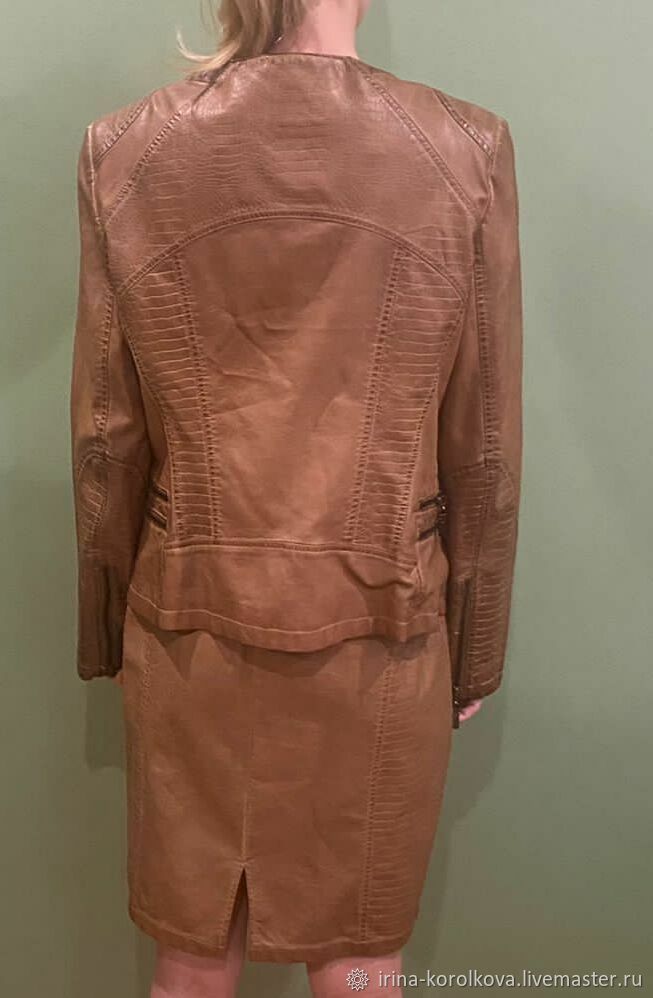 Винтаж: Костюм из экокожи,Mouvance, xl, размер 48 купить в интернет ...