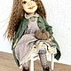 Авторская кукла ручной работы. Интерьерная кукла. Марина Марачева (dollsstudiomari). Интернет-магазин Ярмарка Мастеров.  Фото №2