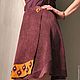 Order Skirt suede purple. Inessa G. Suede and leather goods. Livemaster. . Skirts Фото №3