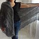 Hand-knitted down shawl with patterns, 324. Shawls. Shawl  handmade  goat fluff. Online shopping on My Livemaster.  Фото №2