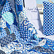 Лоскутное покрывало и подушки. Голубой камушек. Покрывала. LA-Design (patchwork). Ярмарка Мастеров.  Фото №6