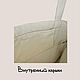 Сумка шоппер с принтом Something New, внутренний карман, хлопок. Сумка-шоппер. Arishkin. Ярмарка Мастеров.  Фото №8