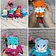 Кошечки 11 см в корзиночках ручной работы. Амигуруми куклы и игрушки. Нелли 'Любимые Игрушки'.. Ярмарка Мастеров.  Фото №6