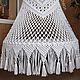 Подвесное кресло-шатёр. Кресла. Оксана Макраме узелочки (macrame-uzelochki). Ярмарка Мастеров.  Фото №6