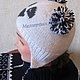 Шапка ПАНДА с завязками отличный детский вариант
Цена такой  шапки 600-800 руб ( от размера)