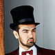 Men's classic cylinder. Height 14-15 cm. Hats1. Exclusive HATS. LANA ANISIMOVA.. Online shopping on My Livemaster.  Фото №2