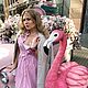 Розовый фламинго. 3D фигура из пенопласта, Декор, Санкт-Петербург,  Фото №1