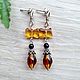 Amber. Earrings 'Gifts are not superfluous' amber silver. Earrings. Frollena II. Natural Baltic amber. My Livemaster. Фото №6