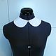 Removable collar universal white crepe. Collars. ERIO SHOP. My Livemaster. Фото №5