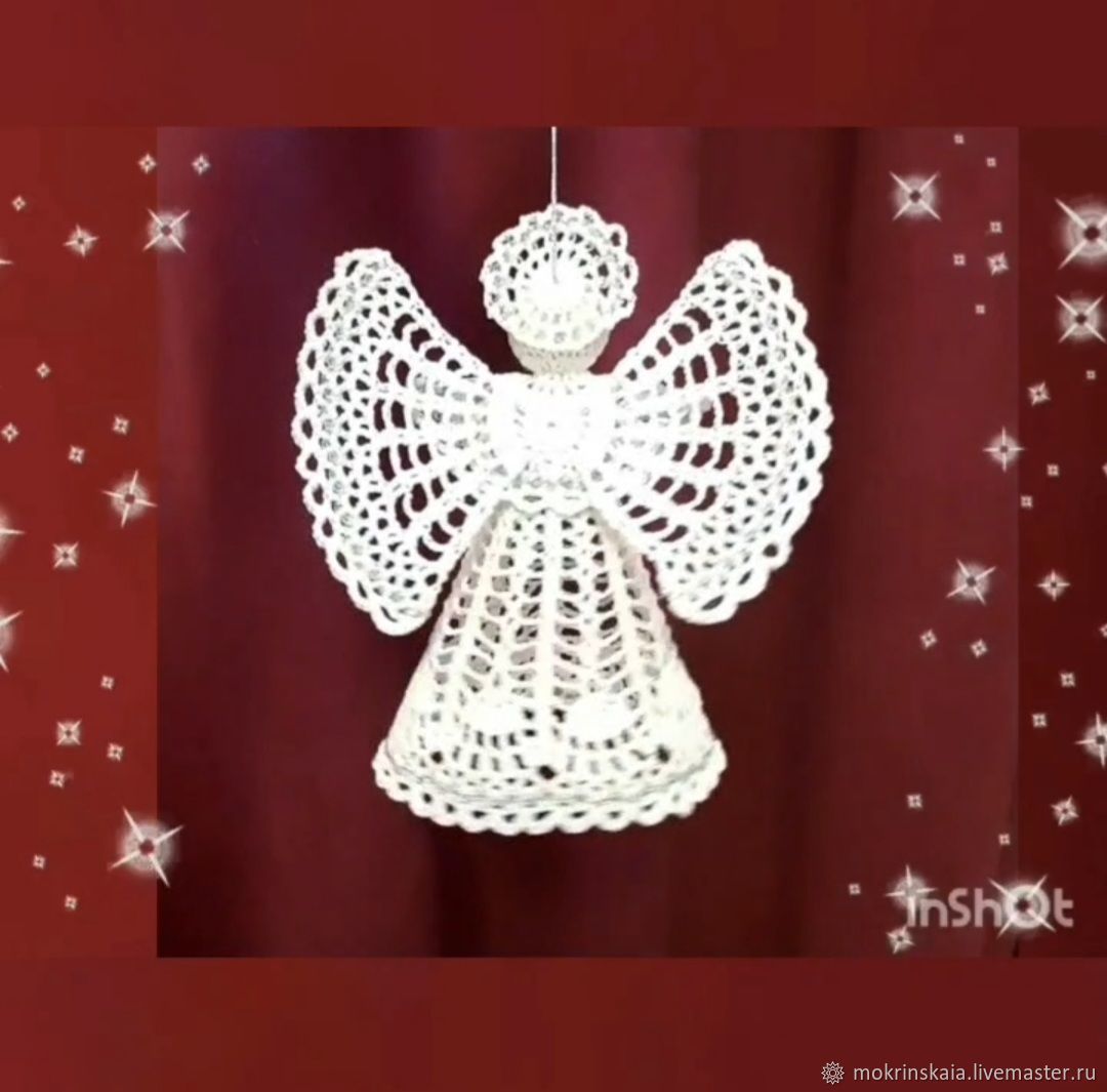 Связать ангелочка крючком