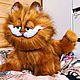 Заказать Рыжий кот Гарфилд. Оля Абашева (souvenir-toys). Ярмарка Мастеров. . Мягкие игрушки Фото №3