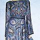 Dress pavlogoradsky scarves 'Spanish' (blue). Dresses. NicoLeTTe. Online shopping on My Livemaster.  Фото №2