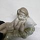 Винтаж: Фарфоровая статуэтка "Спящий малыш", Lladro, Испания, Статуэтки винтажные, Москва,  Фото №1